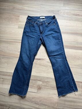 Abercrombie & Fitch Dark Indigo Bootcut Jeans mid rise